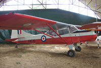 G-AWSW - XW635 - 1968 Beagle Auster parked at a rural Midlands airfield - by Terry Fletcher