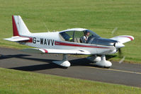 G-WAVV @ EGBG - Robin HR200/120B from Wellesbourne at Leicester 2009 May Bank Holiday Fly-in - by Terry Fletcher