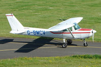 G-BMCV @ EGBG - Cessna F152 at Leicester 2009 May Bank Holiday Fly-in - by Terry Fletcher