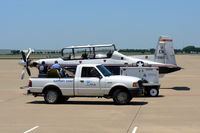 03-3680 @ AFW - At Alliance, Fort Worth - Local maintenance crew making repairs on the ramp