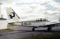 G-BAJU @ INV - PA-23 Aztec of Peregrine Air Services at Inverness in the Summer of 1974. - by Peter Nicholson