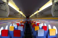 OE-LTO @ VIE - Cabin of Austrian arrows Dash8-Q300 after flight OS912 (INN-VIE) - by Hannes Tenkrat