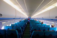 OE-LVI @ IN FLIGHT - Austrian arrows Fokker 100 Prague