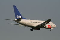 LN-RCT @ EBBR - flight SK589 is descending to rwy 02 - by Daniel Vanderauwera