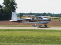 N5055D @ MRT - Arriving at the Marysville, Ohio fly-in breakfast. - by Bob Simmermon