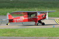 G-BZHU @ EGBJ - WAG-AERO Trainer at Gloucestershire Airport - by Terry Fletcher