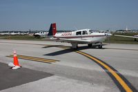 N5514Q @ LAL - Mooney M20E