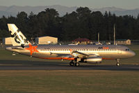 VH-VQS @ NZCH - Away to YSSY in the morning sun at 0640 - by Bill Mallinson