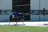 G-OFAS @ EGKA - Robinson R22  at Shoreham Airport - by Terry Fletcher