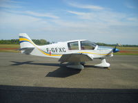 F-GFXC - It's a DR400/120 paint in white, yellow, blue - by GH