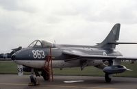 XF368 @ MHZ - Another of the Blue Herons aerobatic display team at the 1980 Mildenhall Air Fete. - by Peter Nicholson