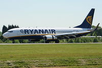 EI-EBT @ EGCC - Ryanair Boeing 737-8AS/W - by Chris Hall
