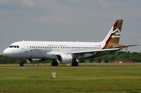 TS-INE @ EGCC - Libyan Airlines - by Chris Hall