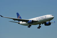 5B-DBT @ EGCC - Cyprus Airways - by Chris Hall