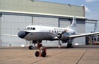 141009 @ MHZ - C-131F Samaritan of Mildenhall's US Naval Air Facility at the 1980 Mildenhall Air Fete. - by Peter Nicholson