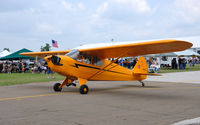 N26953 @ KCRS - Piper Cub taxiing to RWY 14 during Corsicana Airsho 09. - by TorchBCT