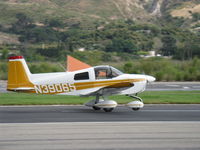 N39065 @ SZP - 1978 Grumman American AA-1C T-CAT, Lycoming O-320-E2A 150 Hp upgrade, landing roll Rwy 22 - by Doug Robertson