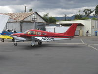 N8798E @ SZP - 1976 Piper PA-28R-200 ARROW II, Lycoming O&VO-360 200 Hp, taxi - by Doug Robertson