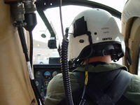 N108PP @ POC - FTO Cooper checking the flight deck - by Helicopterfriend
