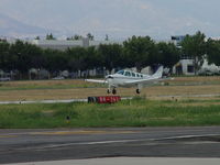 N7231R @ POC - Landing on 26L - by Helicopterfriend