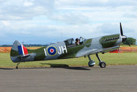VH-IJH @ EGPT - Replica Spitfire at Perth - by Terry Fletcher