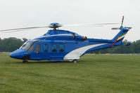 DU-139 - Dubai Air Wing's AW-139 brought in the Dubai Royal Family to the 2009 Epsom Derby horse race meeting