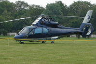 G-CEYU - One of the helicopters at Epsom on 2009 Derby Day
