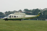 G-WIWI - Harrods S-76C - One of the helicopters at Epsom on 2009 Derby Day