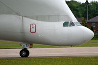 F-GSTF @ EGNR - close up of the Beluga - by Chris Hall