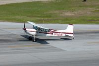 N180JS @ BTV - 1976 Cessna 180J, c/n: 18052723 - by Timothy Aanerud