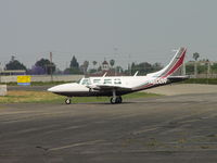 N600R @ POC - Taxiing to runway 26L - by Helicopterfriend