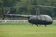 G-DCSG - One of the helicopters at Epsom on 2009 Derby Day - by Terry Fletcher