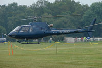 G-JBBZ - One of the helicopters at Epsom on 2009 Derby Day - by Terry Fletcher