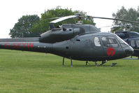 G-SKYW - One of the helicopters at Epsom on 2009 Derby Day