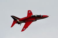 XX242 @ EGNH - Red Arrows flying over Blackpool Airport - by Chris Hall