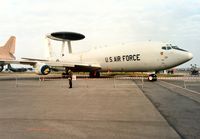 82-0006 @ EGVA - E-3C Sentry, callsign Seiko 52, of 552nd Airborne Warning & Control Wing on display at the 1991 Intnl Air Tattoo at RAF Fairford. - by Peter Nicholson