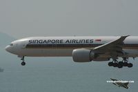 9V-SWJ @ VHHH - Singapore Airlines