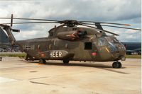 84 03 @ EGVA - German Army CH-53G of HFR-15 on display at the 1991 Intnl Air Tattoo at RAF Fairford. - by Peter Nicholson