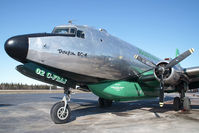 C-FBAJ @ CYHY - Buffalo Airways DC4 - by Yakfreak - VAP