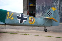 G-ETME @ EGLM - Nord 1002 WWII Luftwaffe paint scheme - by moxy
