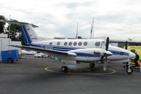 G-BGRE @ EGTB - Beech 200 exhibited at 2009 AeroExpo at Wycombe Air Park - by Terry Fletcher