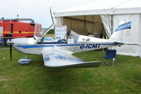 G-ICMT @ EGTB - exhibited at 2009 AeroExpo at Wycombe Air Park - by Terry Fletcher