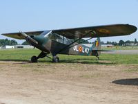 OO-SPG @ EBAW - Piper Pa18-95 Super Cub OO-SPG painted as Belgian Air Force OL-L47 - by Alex Smit