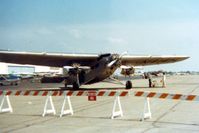 N414H @ DAY - At the Dayton International Air Show.  Instamatic 110 print. - by Glenn E. Chatfield