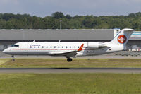 OY-RJA @ ELLX - moments prior touchdown