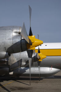 C-GZVM @ CYQF - Air Spray Lockheed Electra - by Yakfreak - VAP