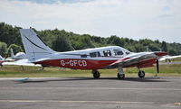 G-GFCD @ EGLK - Piper PA-34-220T at  a warm Blackbushe - by moxy