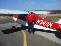 N34DN @ KFVX - Owner with Aircraft - by Alan Haddaway Sr.