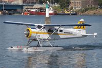 C-FJFQ @ CYWH - Harbour Air DHC-2 - by Andy Graf-VAP