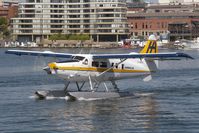 C-GHAZ @ CYWH - Harbour Air DHC-3
